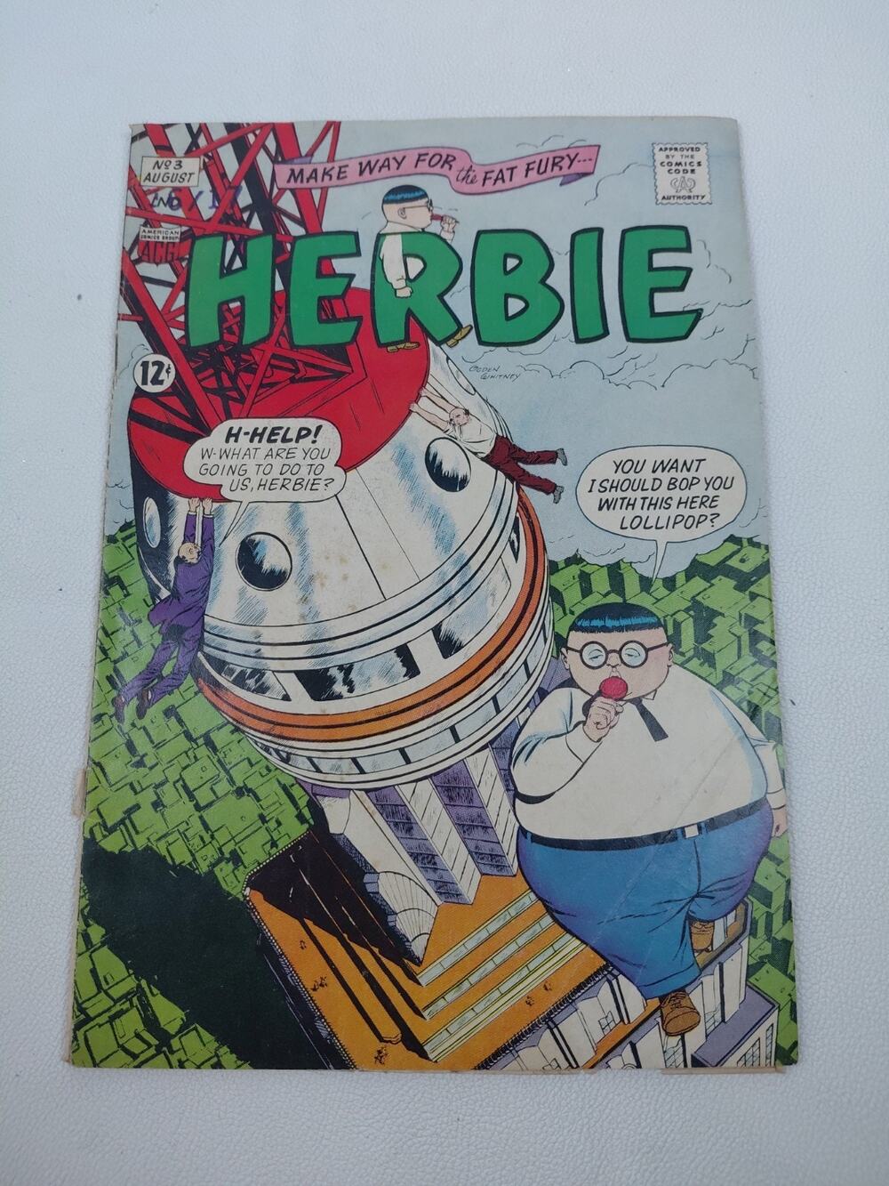 Herbie #3 (1964, American Comics) " Make Way For The Fat Fury!"